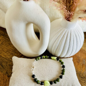 Bracelet coeur vert