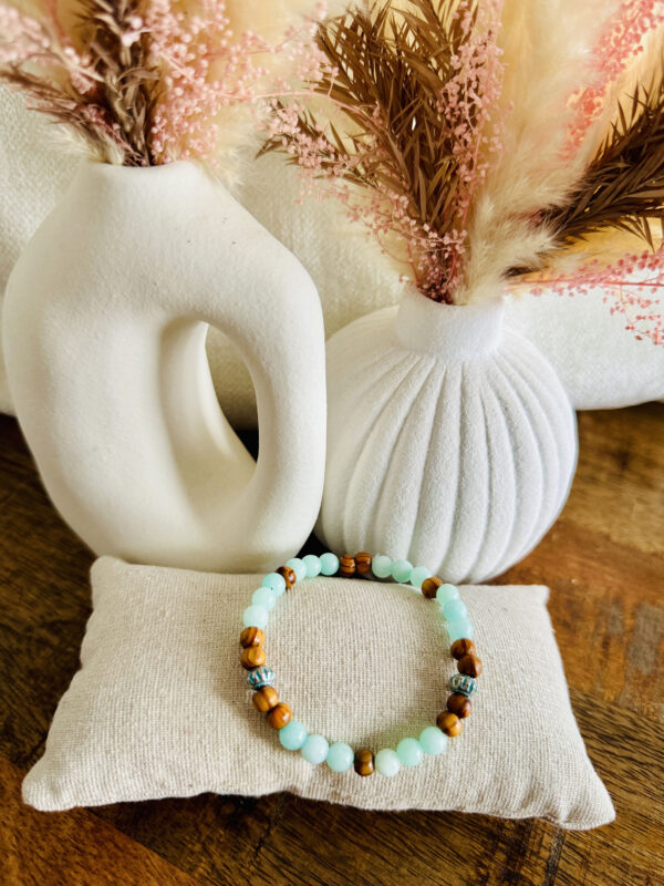 Bracelet turquoise & bois