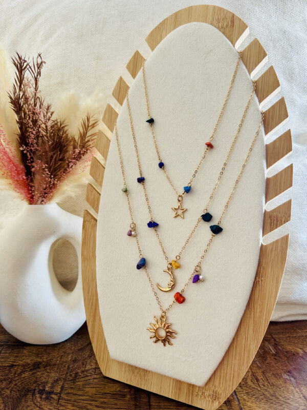 Collier triple rang
